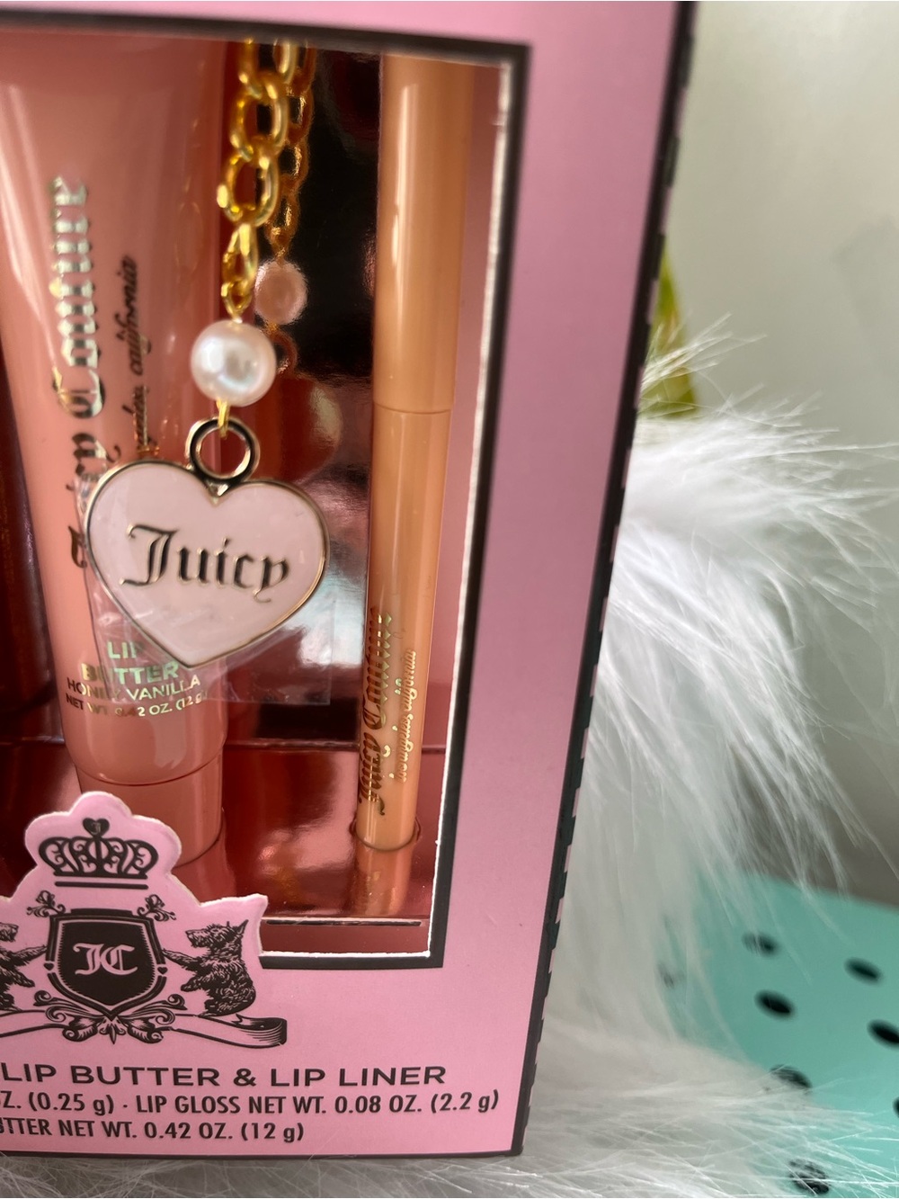 Juicy Couture NWT “Perfect Pout" lip kit lip gloss, lip butter, and lip liner. 🩷 - Picture 2 of 5